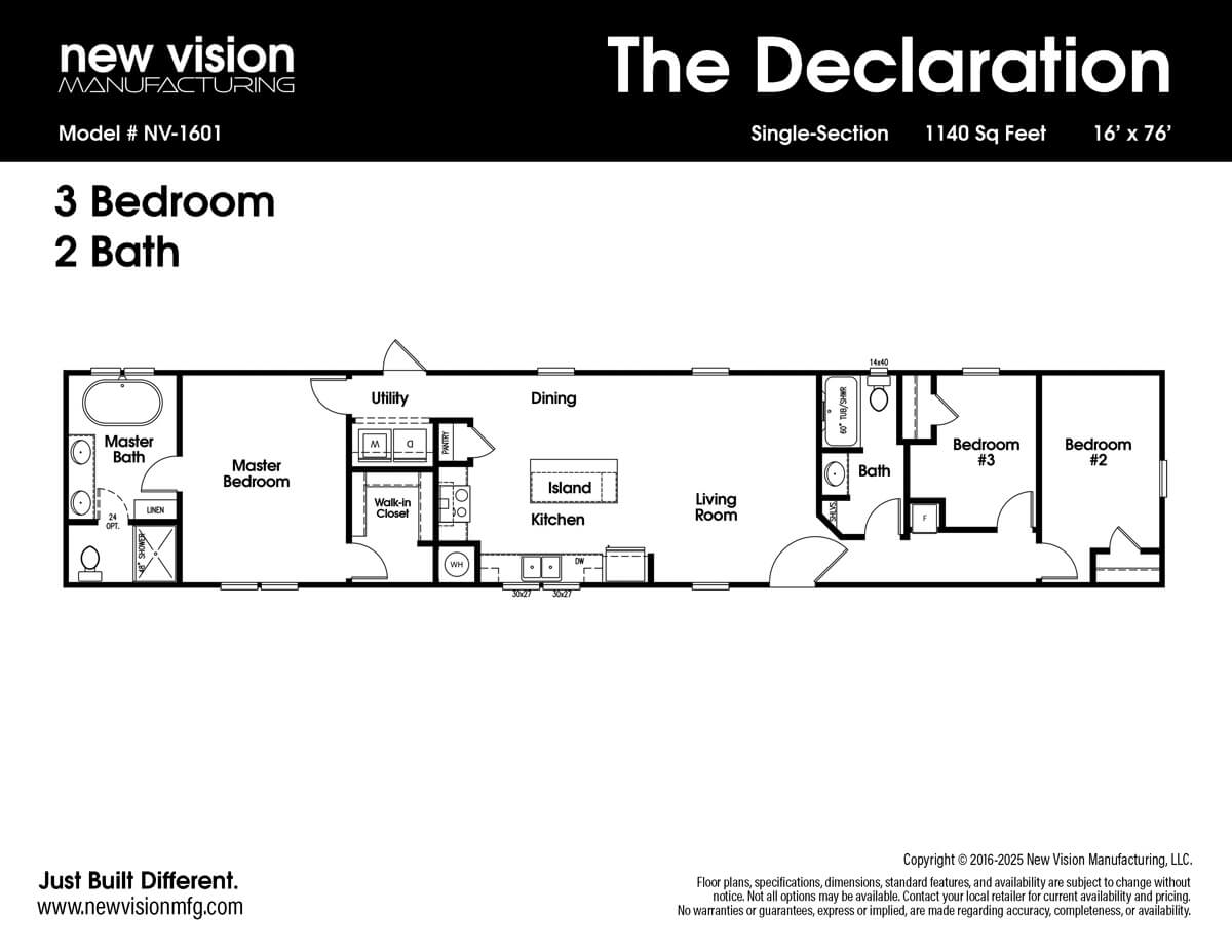 The Declaration Floorplan of the Declaration