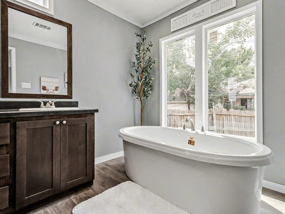 The Declaration by New Vision Manufacturing Soaking tub of The Declaration - 16x76 3 Bedroom Home for Sale
